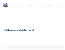 Tablet Screenshot of kastner-holzbau.de